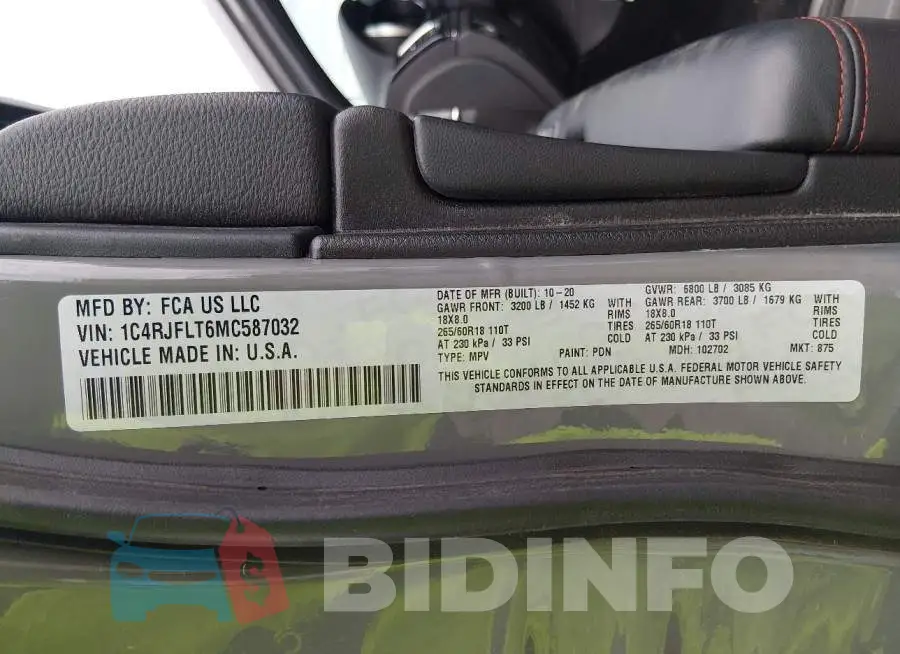 1C4RJFLT6MC587032 Photo# 9