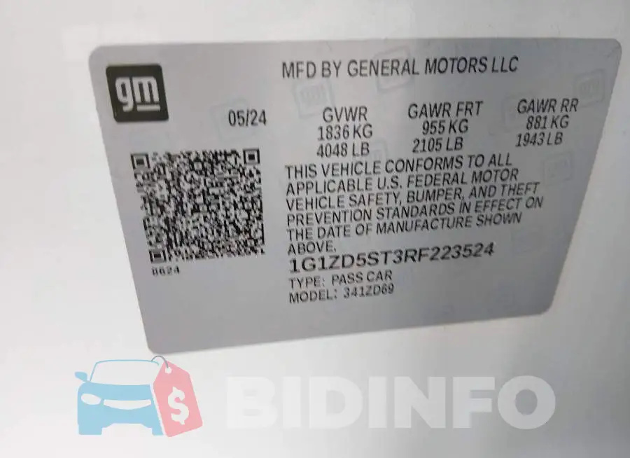 1G1ZD5ST3RF223524 Photo# 9