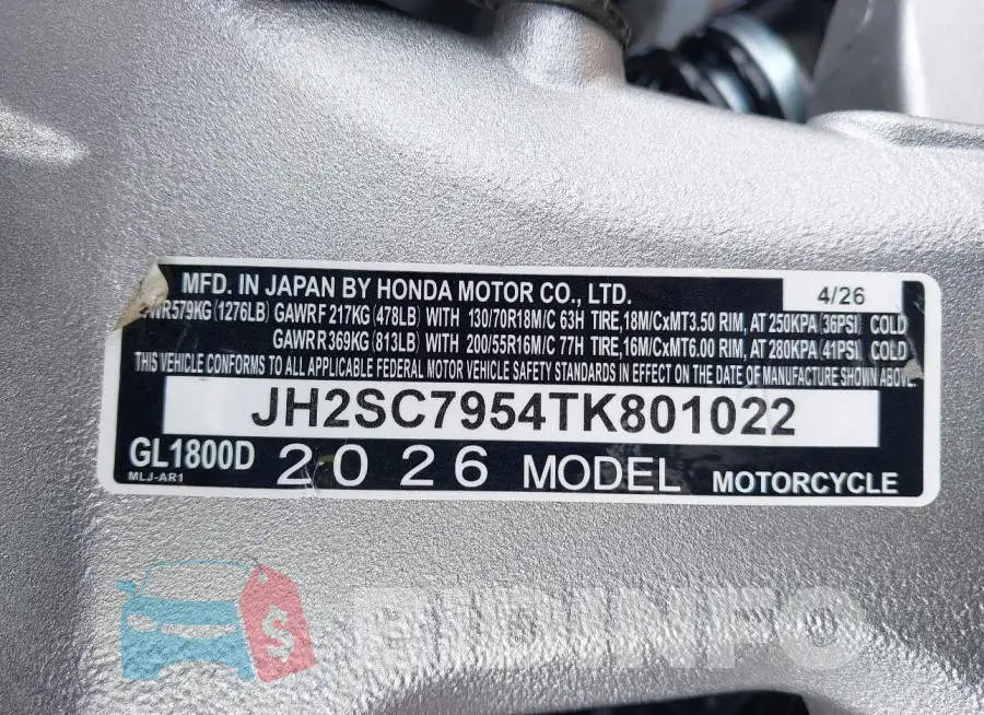 JH2SC7954TK801022 Photo# 10