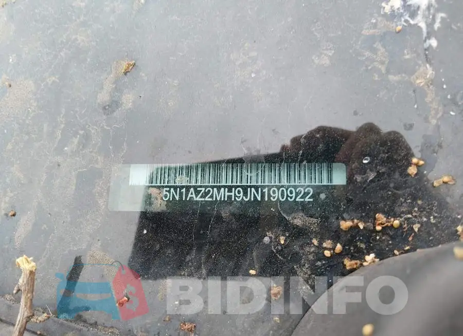 5N1AZ2MH9JN190922 Photo# 9