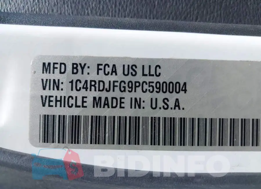 1C4RDJFG9PC590004 Photo# 9