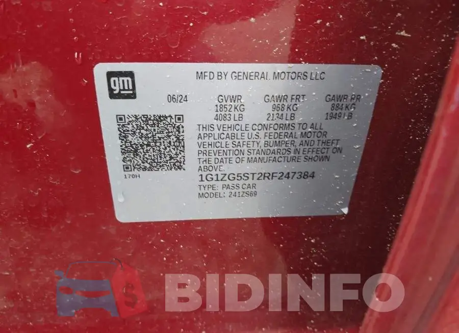 1G1ZG5ST2RF247384 Photo# 9