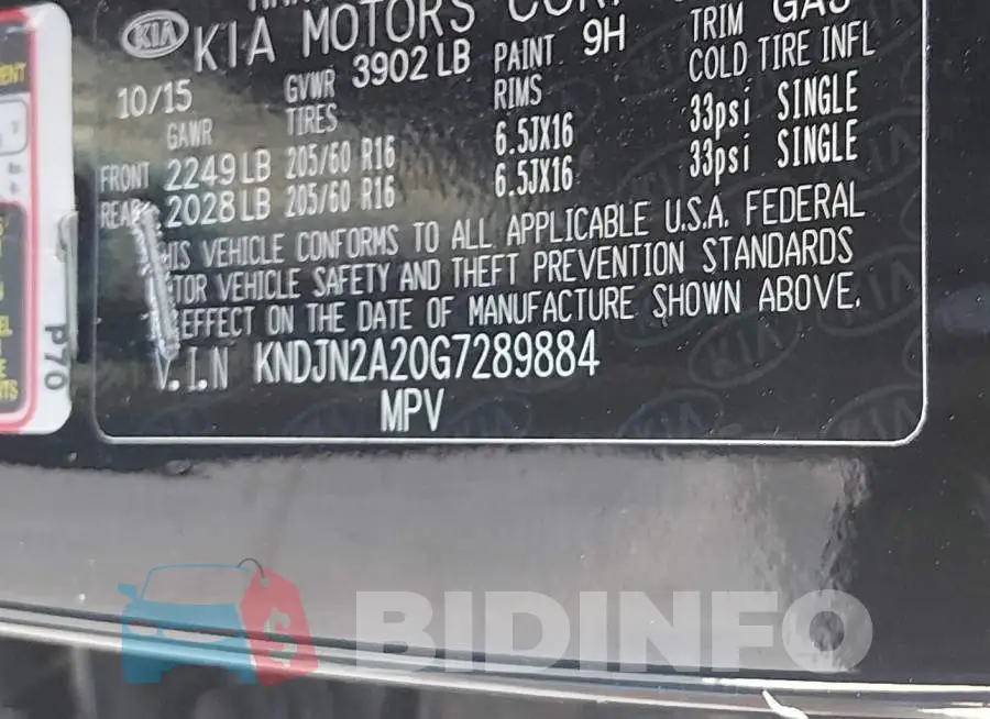 KNDJN2A20G7289884 Photo# 9