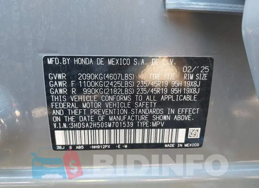 3HDSA2H50SM701539 Photo# 9