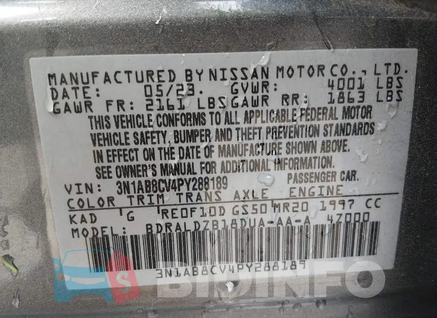 3N1AB8CV4PY288189 Photo# 9