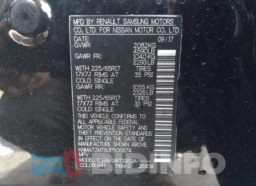 KNMAT2MT8JP506874 Photo# 9