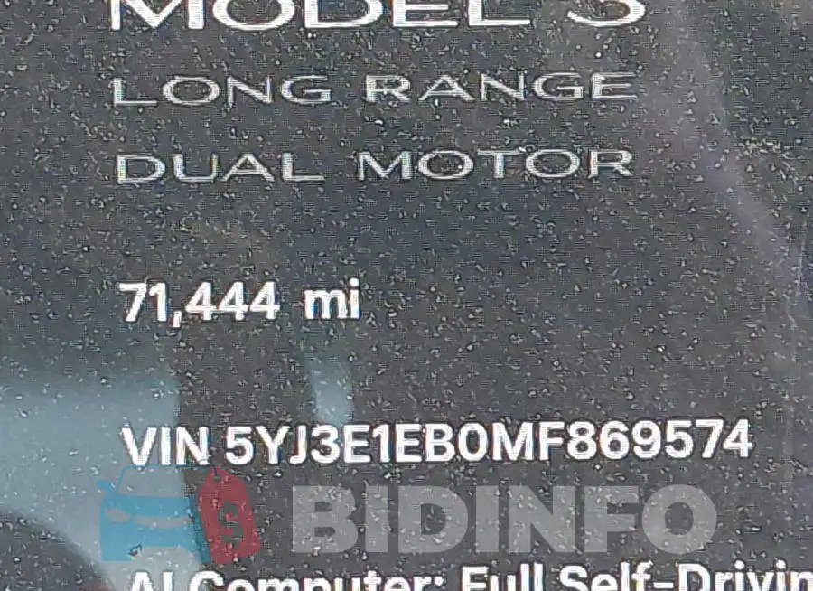 5YJ3E1EB0MF869574 Photo# 15