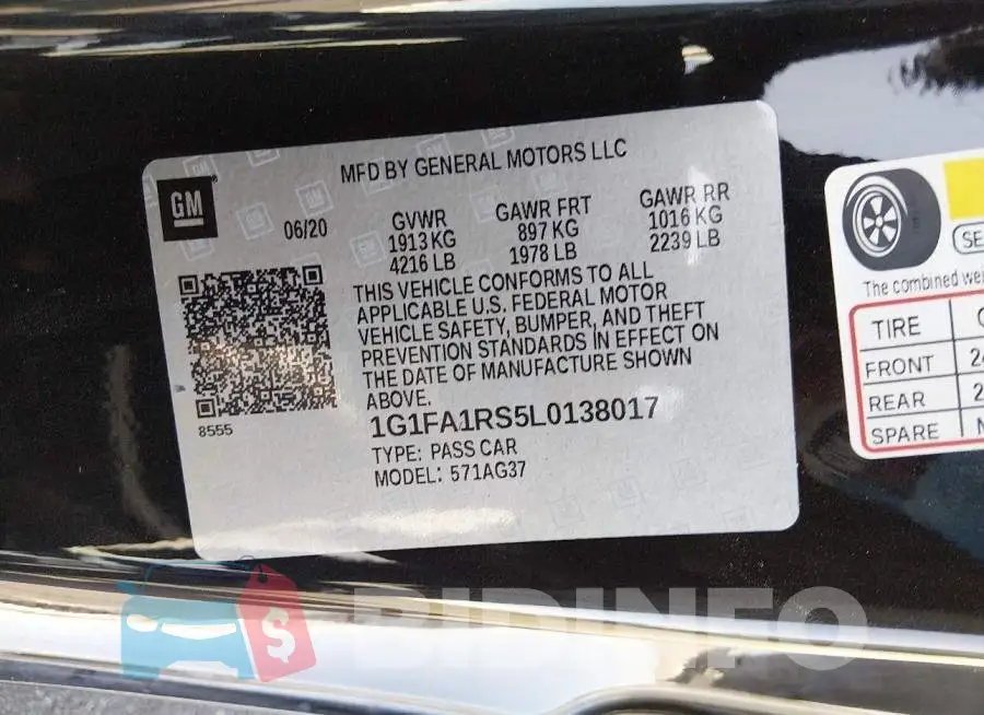 1G1FA1RS5L0138017 Photo# 9