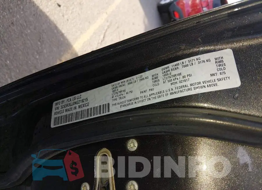 3C63R3GJ0NG219215 Photo# 8