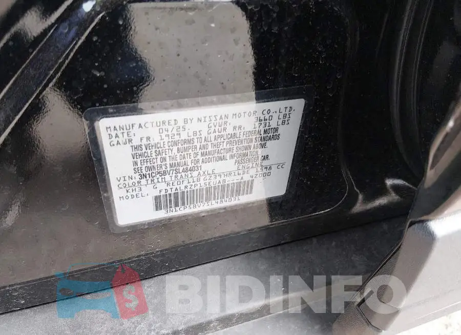 3N1CP5BV7SL484031 Photo# 9