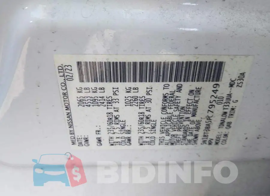 5N1BT3BA5PC795249 Photo# 9