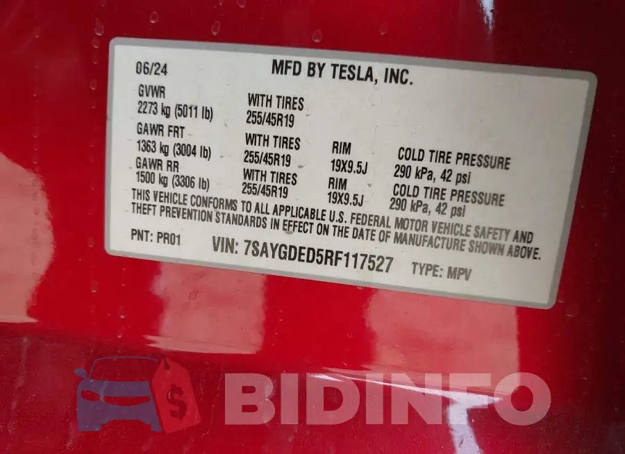 7SAYGDED5RF117527 Photo# 9