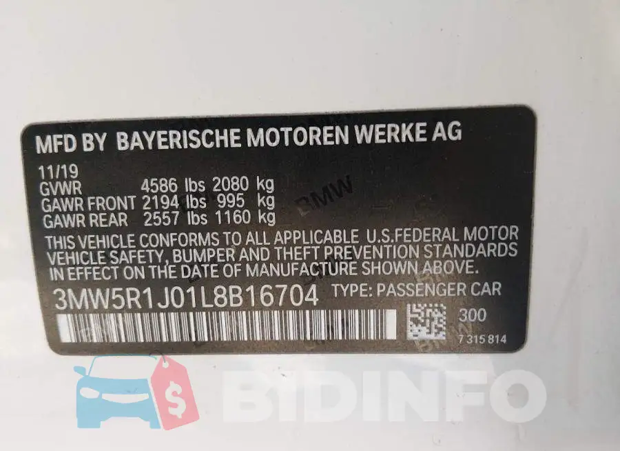 3MW5R1J01L8B16704 Photo# 9