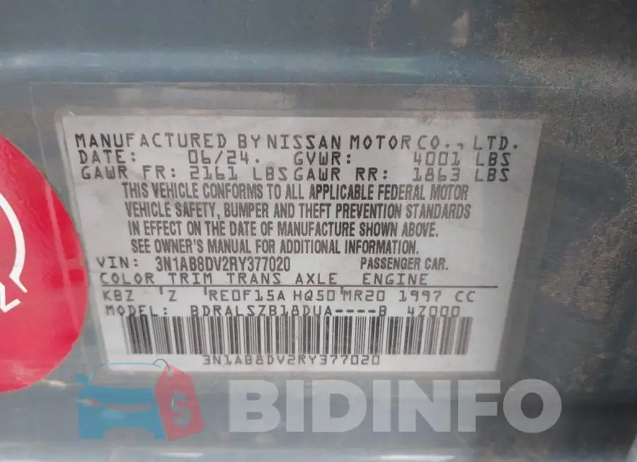 3N1AB8DV2RY377020 Photo# 9