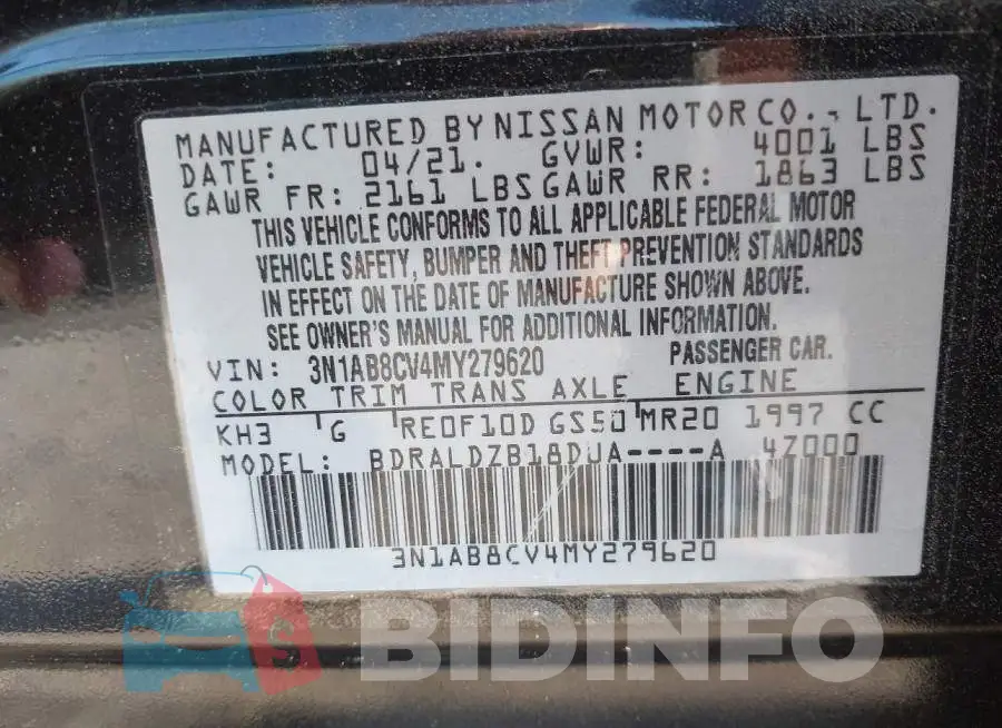 3N1AB8CV4MY279620 Photo# 9