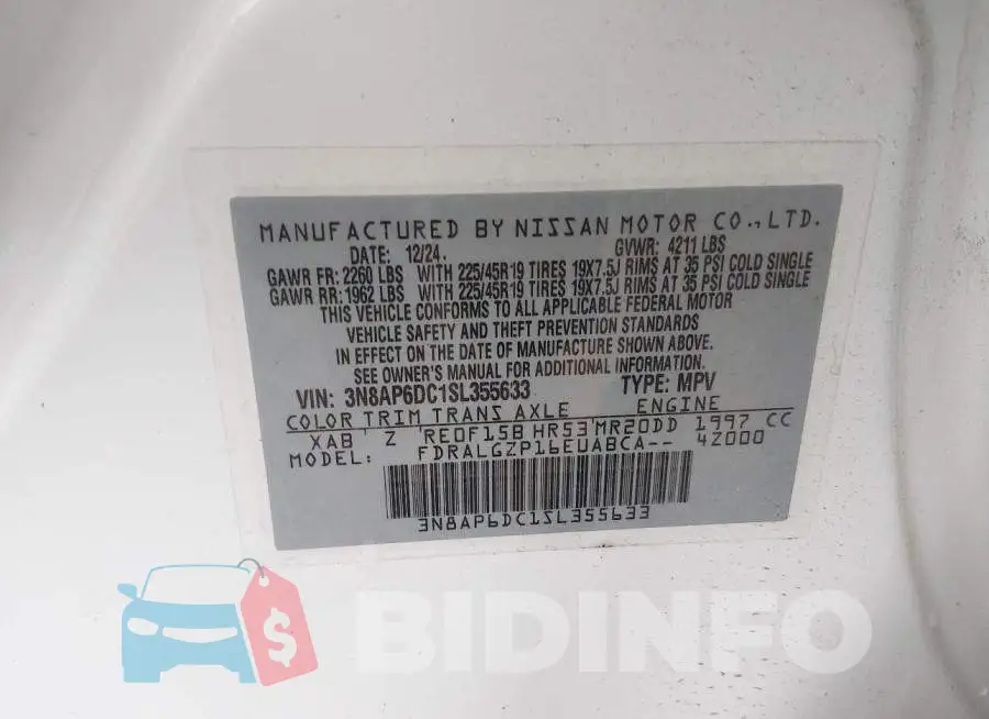 3N8AP6DC1SL355633 Photo# 9