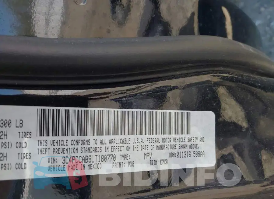 3C4PDCAB9LT180770 Photo# 9