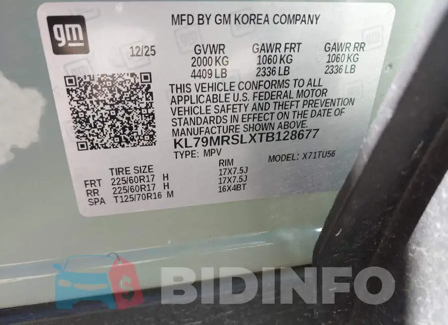 KL79MRSLXTB128677 Photo# 9