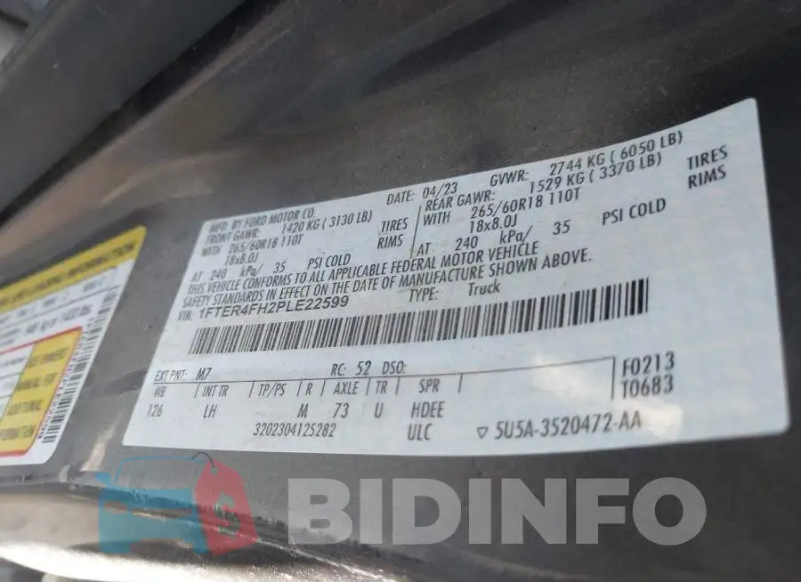 1FTER4FH2PLE22599 Photo# 9