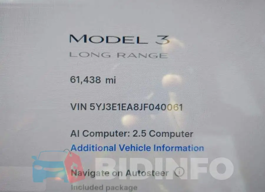 5YJ3E1EA8JF040061 Photo# 15