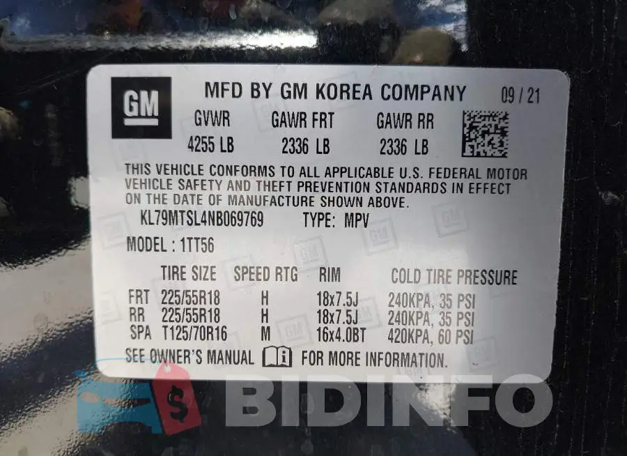 KL79MTSL4NB069769 Photo# 9