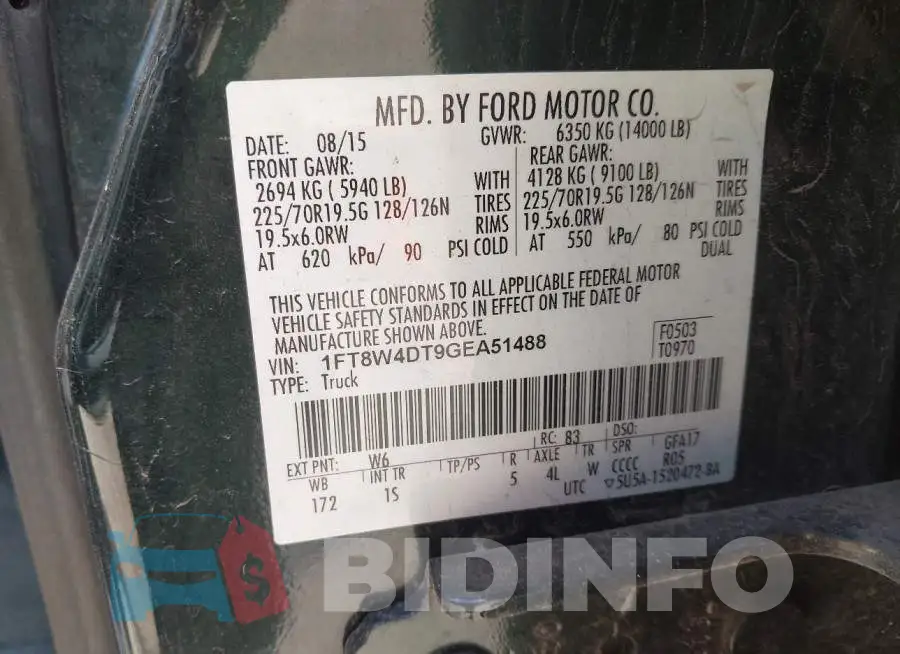 1FT8W4DT9GEA51488 Photo# 9