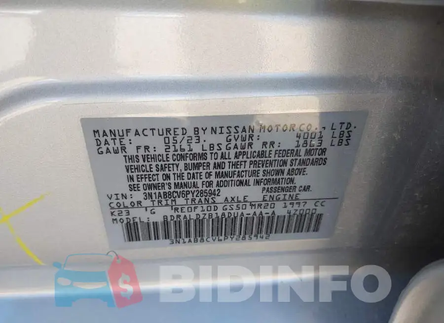 3N1AB8CV6PY285942 Photo# 9