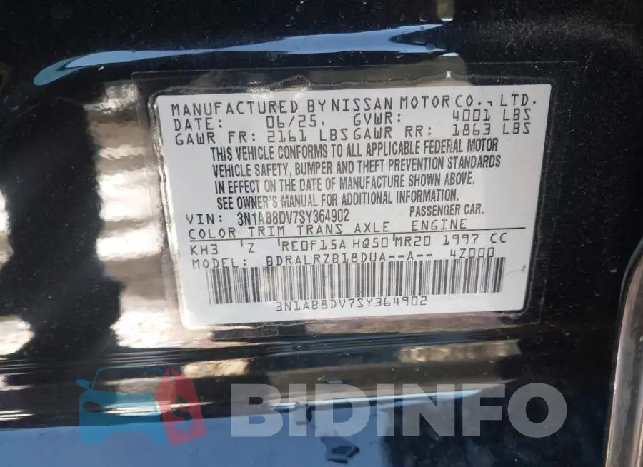 3N1AB8DV7SY364902 Photo# 9