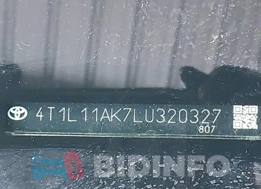 4T1L11AK7LU320327 Photo# 9