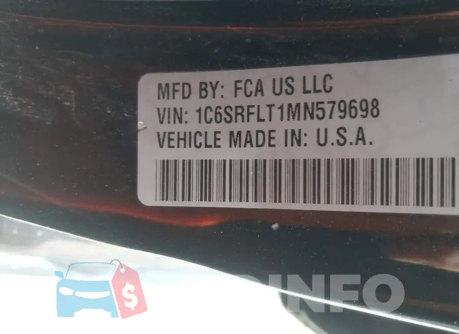 1C6SRFLT1MN579698 Photo# 9