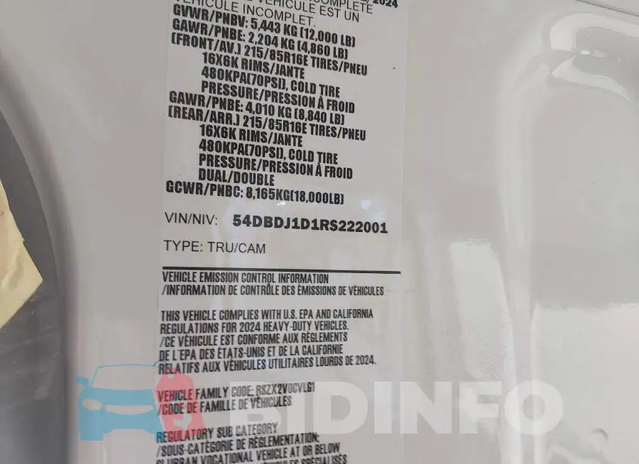 54DBDJ1D1RS222001 Photo# 8