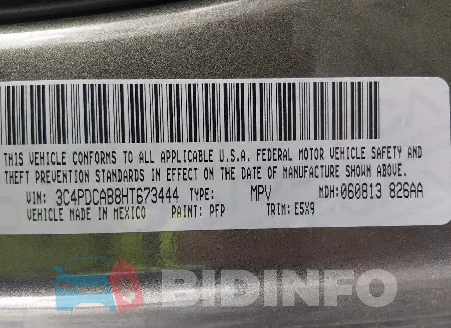 3C4PDCAB8HT673444 Photo# 9