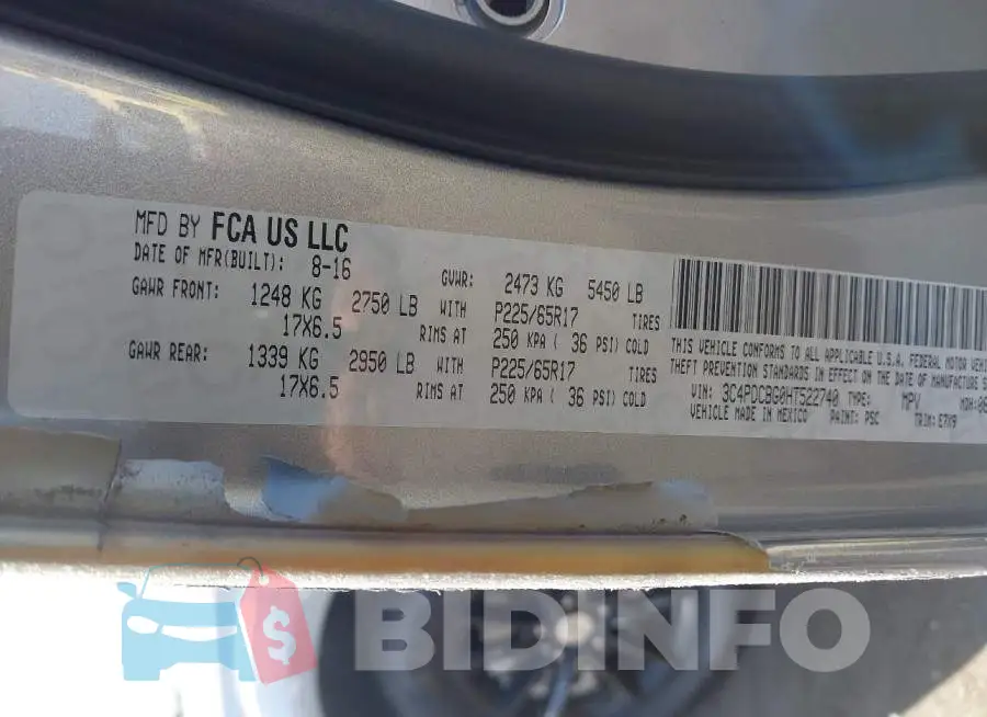 3C4PDCBG0HT522740 Photo# 9