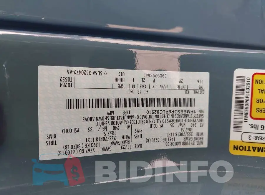 1FMEE5DP6PLC02910 Photo# 9