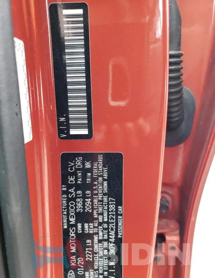 3KPF44AC2LE213817 Photo# 12