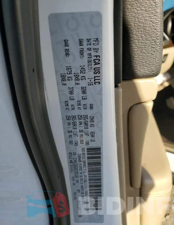 1C4RJEBG2GC335166 Photo# 14