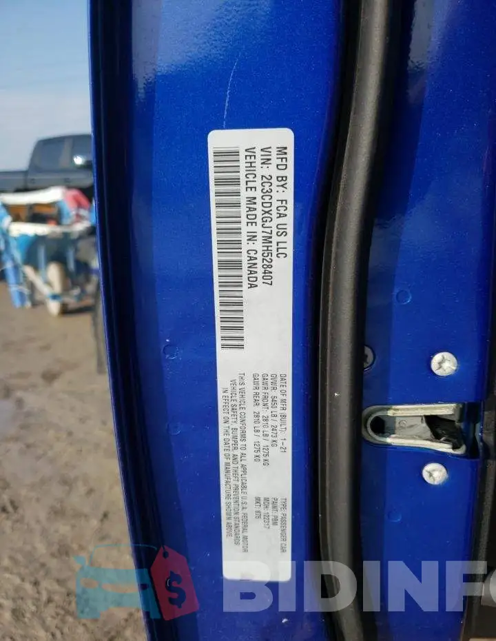 2C3CDXGJ7MH528407 Photo# 13