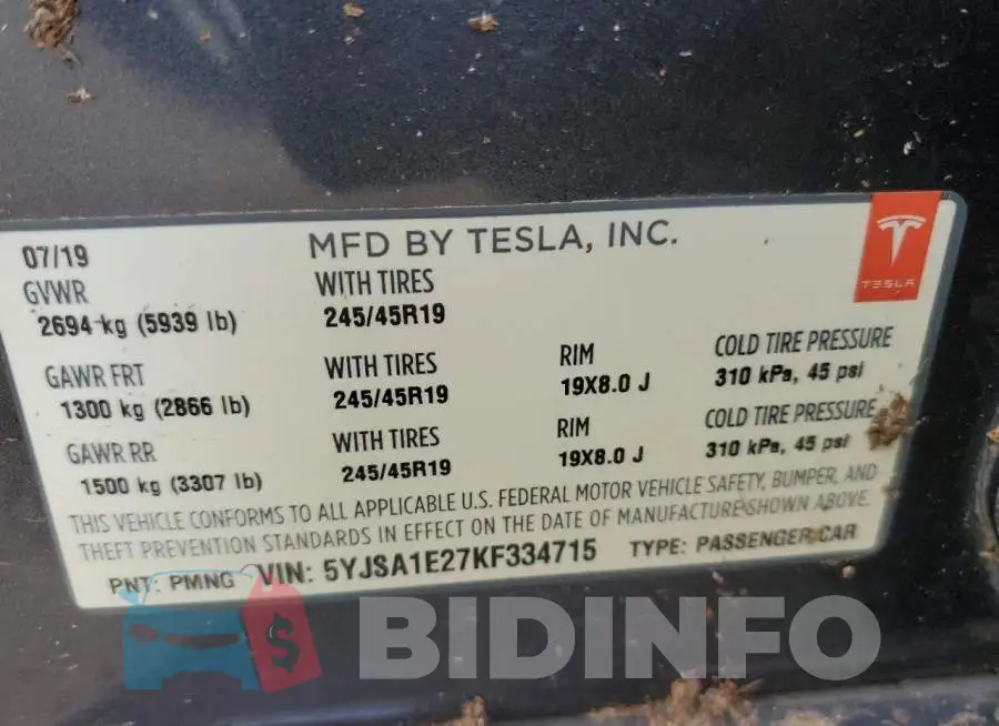 5YJSA1E27KF334715 Photo# 12