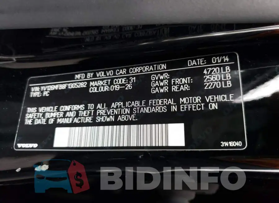 YV126MFB8F1305282 Photo# 13