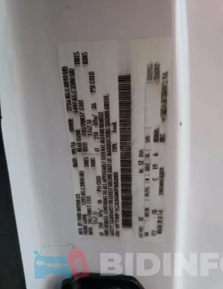 1FTMF1C83GKF95285 Photo# 12