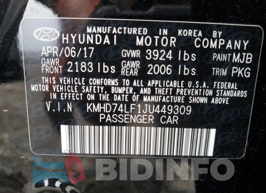 KMHD74LF1JU449309 Photo# 7