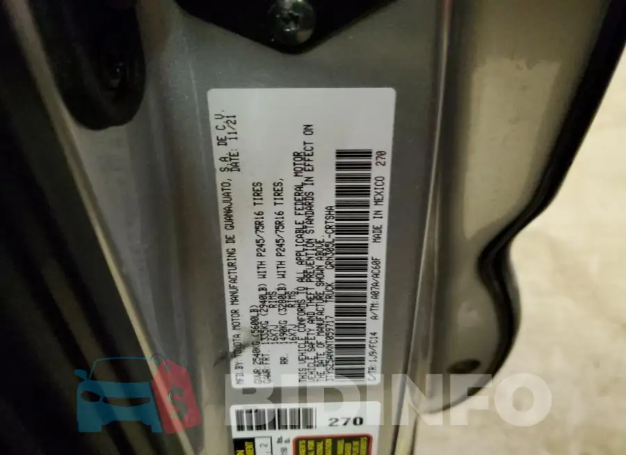 3TYSZ5ANXNT059717 Photo# 12