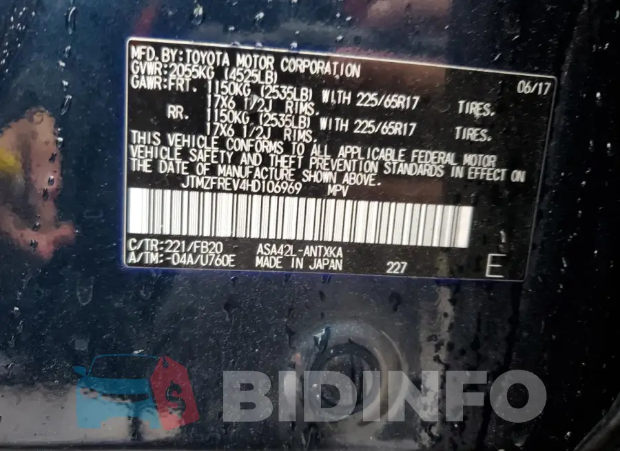 JTMZFREV4HD106969 Photo# 12