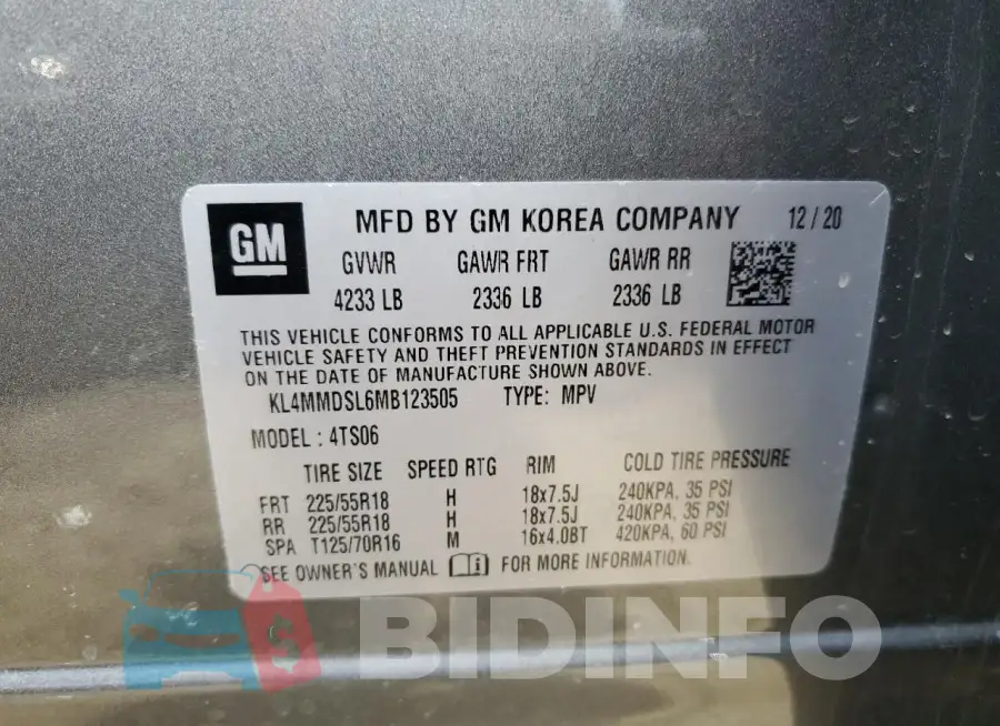KL4MMDSL6MB123505 Photo# 13