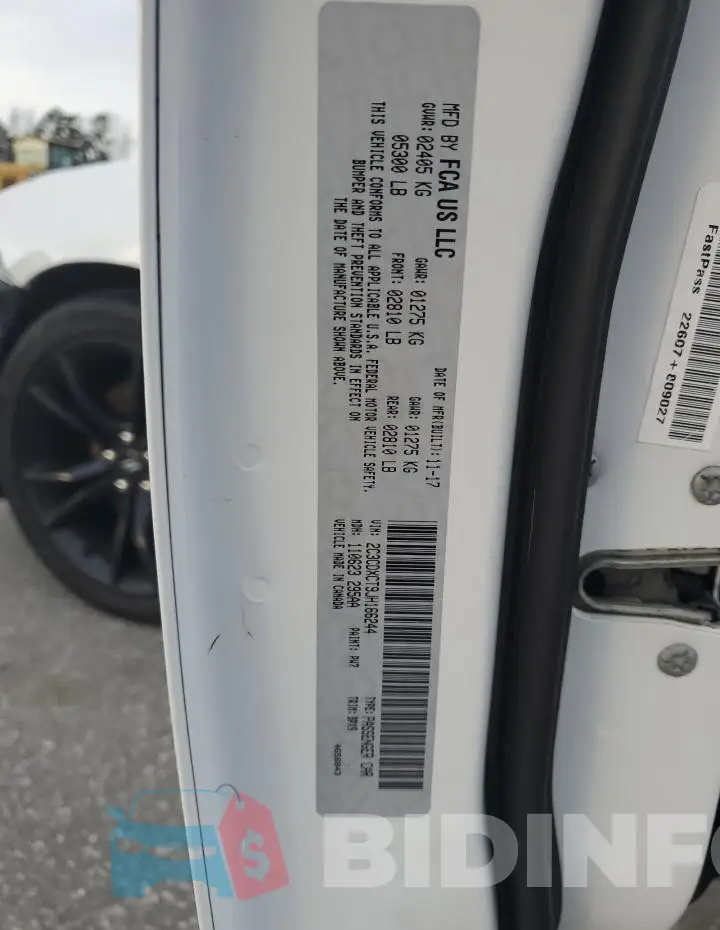 2C3CDXCT9JH166244 Photo# 12