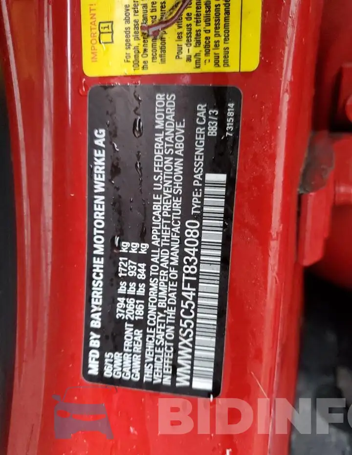 WMWXS5C54FT834080 Photo# 12