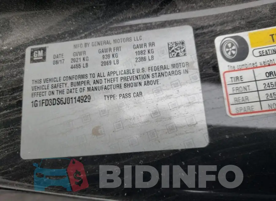 1G1FD3DS6J0114929 Photo# 12