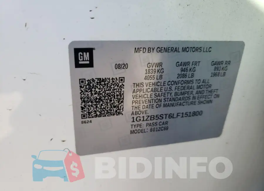 1G1ZB5ST6LF151800 Photo# 13