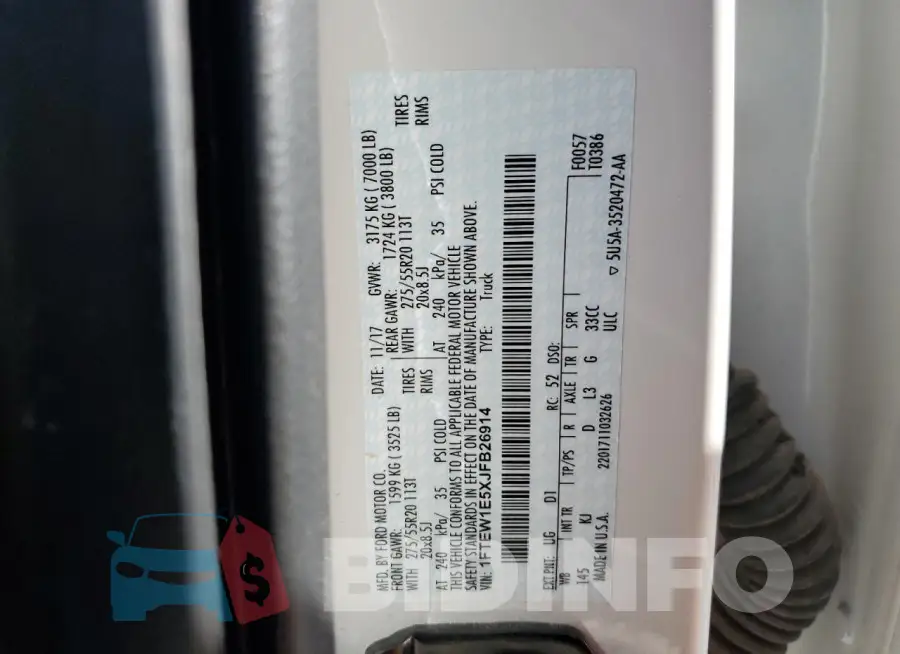 1FTEW1E5XJFB26914 Photo# 12
