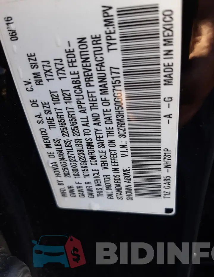 3CZRM3H50GG715177 Photo# 12